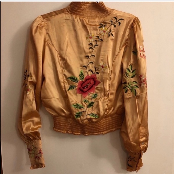 Free People Just Peachy Bomber Jacket- XS - Picture 5 of 7